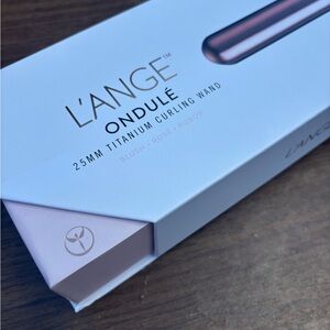 L’ange ondulé 25mm titanium curling wand blush rose